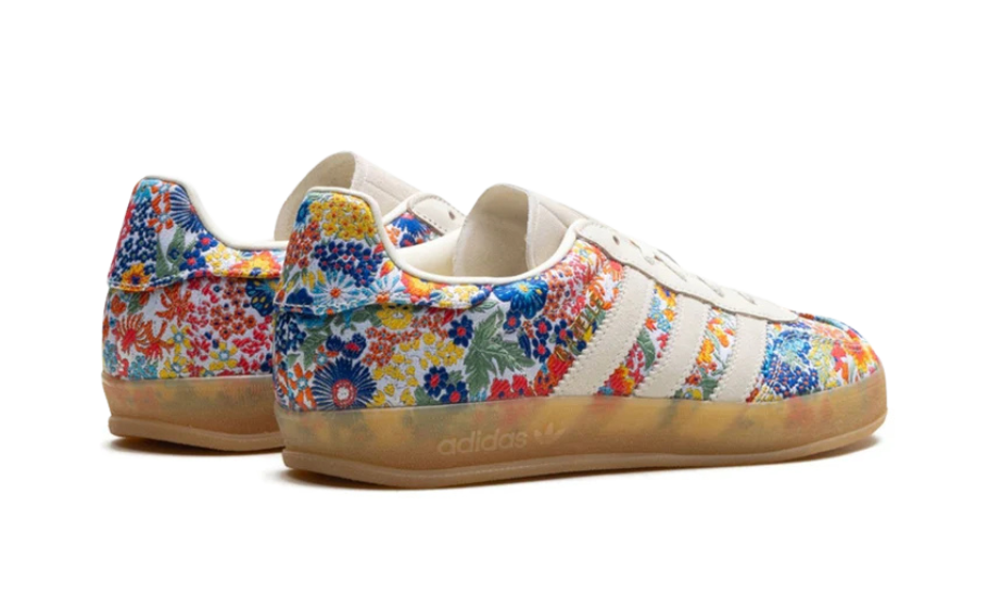 back view of the adidas gazelle liberty london