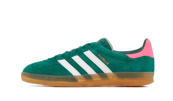 Adidas Gazelle Indoor Collegiate Green Lucid Pink DECOKICKS