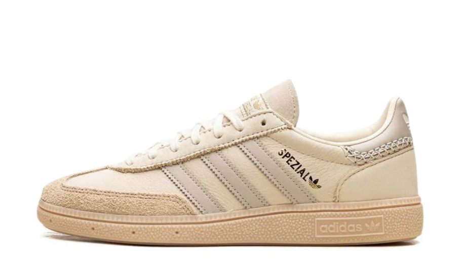 adidas spezial cream white beige front view