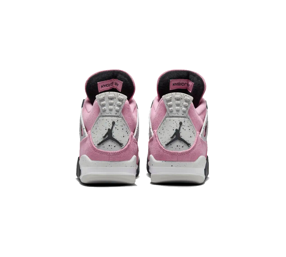 back side of the jordan 4 orchid