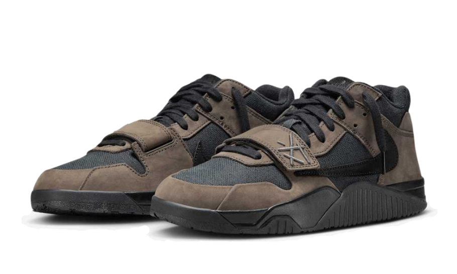 detail view of the jordan travis scoot mocha