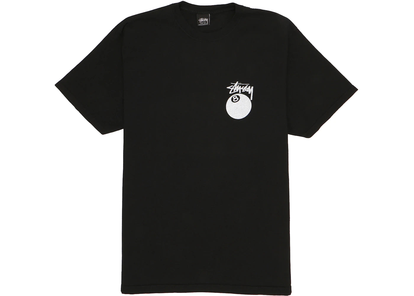 Stussy 8 Ball Pigment Dyed Black Tee