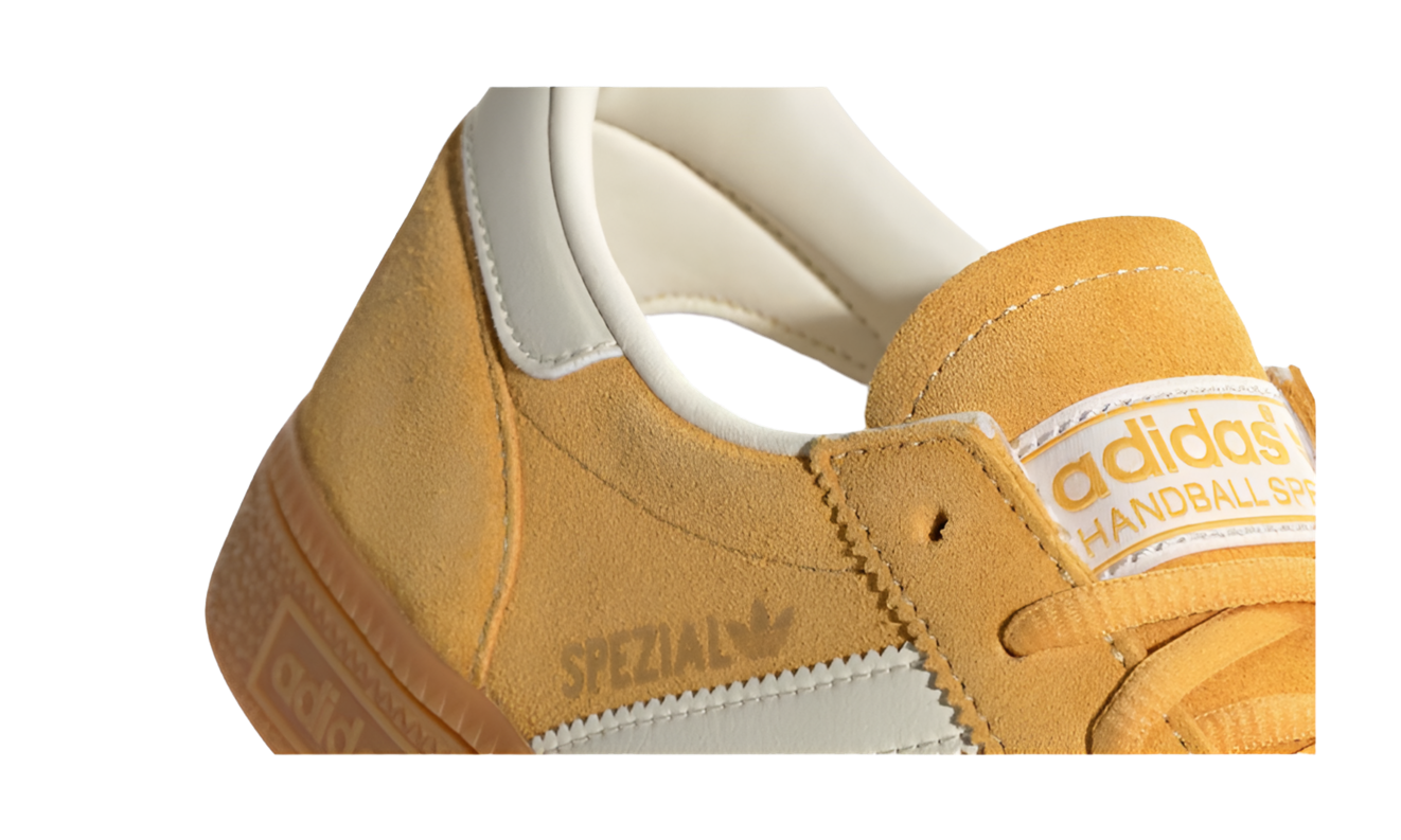 Adidas handball spezial preloved yellow amarelo detail side