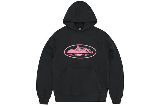 Corteiz Alcatraz V2 Hoodie Black/Pink