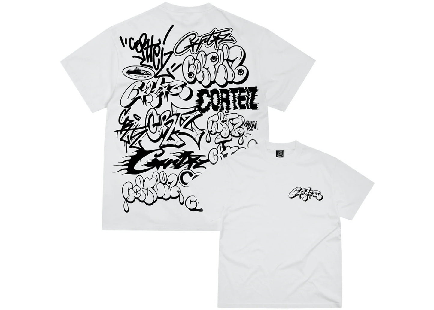 Corteiz Graffiti Tee White