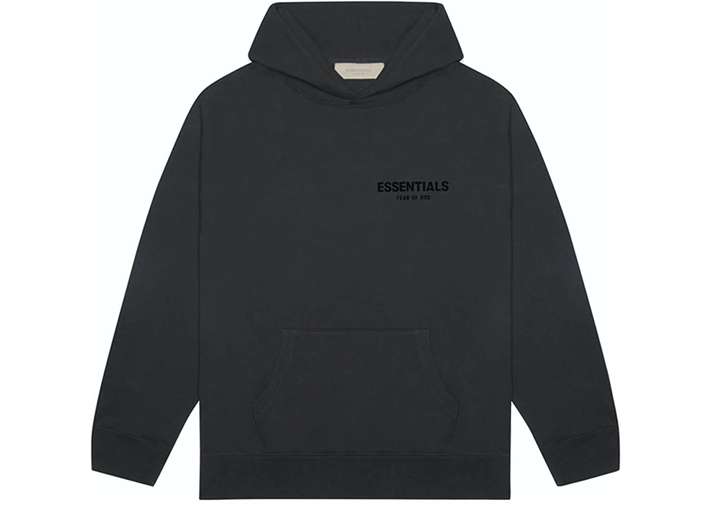 Essentials Fear of God Pullover Chest Logo Hoodie Stretch Limo/Black