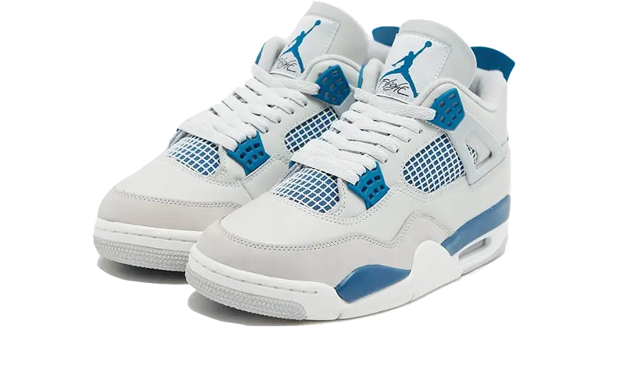 Jordan 4 military blue detail side