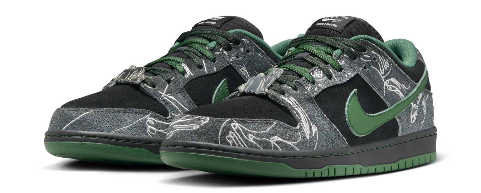 detail view of dunk loe sb there skateboards