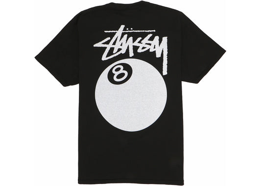 Stussy 8 Ball Pigment Dyed Black Tee