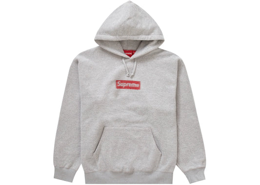 Supreme Inside Out Box Logo Hooded Grey