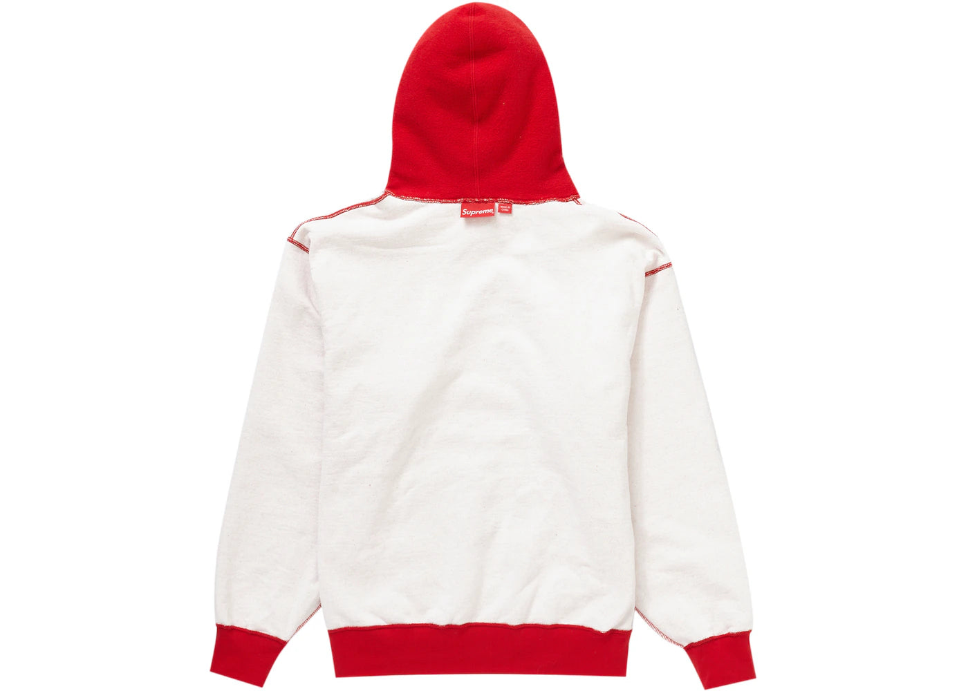 Supreme Inside Out Box Logo Hooded Sweatshirt Red