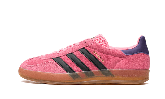 adidas gazelle indoor bliss pink purple front side