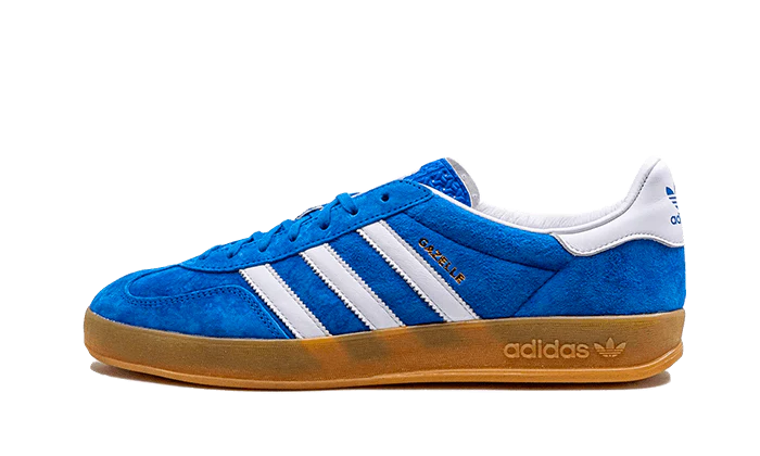 Adidas Gazelle Indoor Blue Bird Gum front side