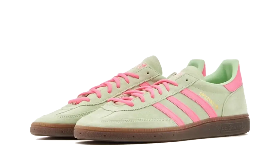 adidas handball spezial semi green spark detail side