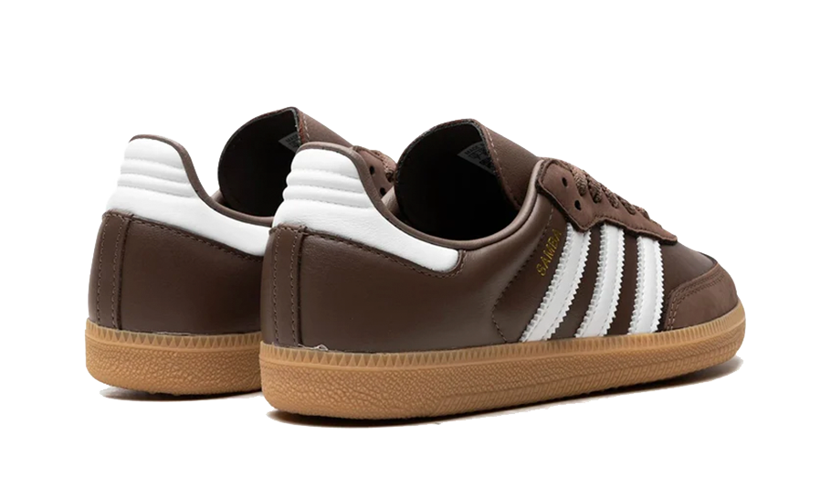 back side of the adidas samba earth strata