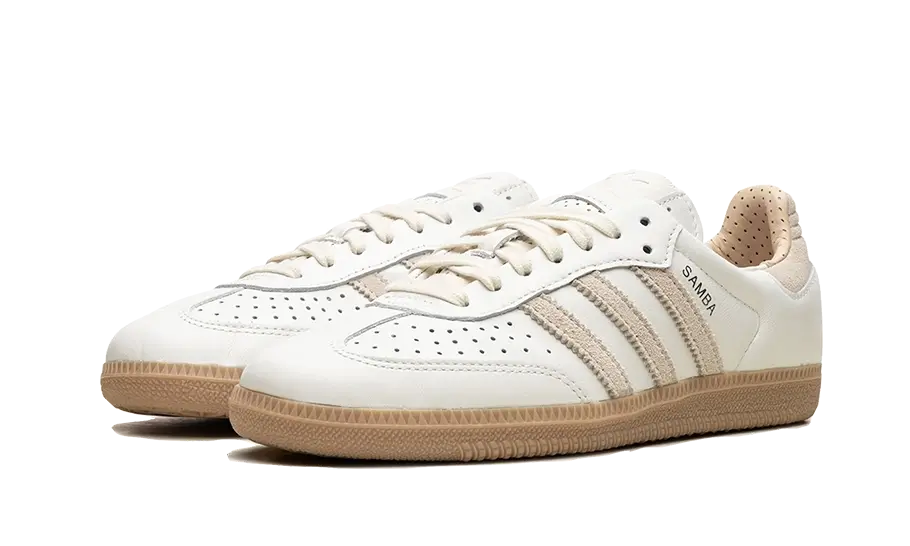 adidas samba og core white magic beige front side