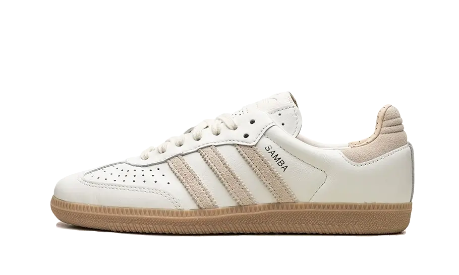 adidas samba og core white magic beige front side