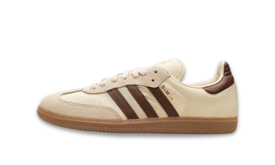 front side of adidas samba preloved brown