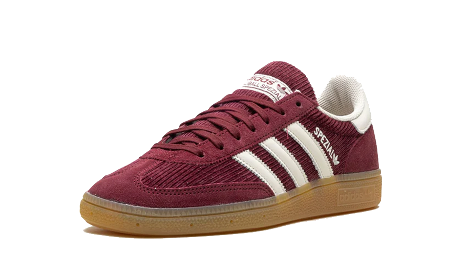 detail side of the adidas spezial shadow red