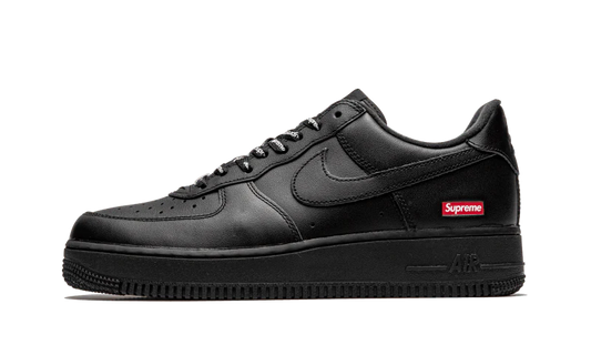 air force 1 supreme black front side