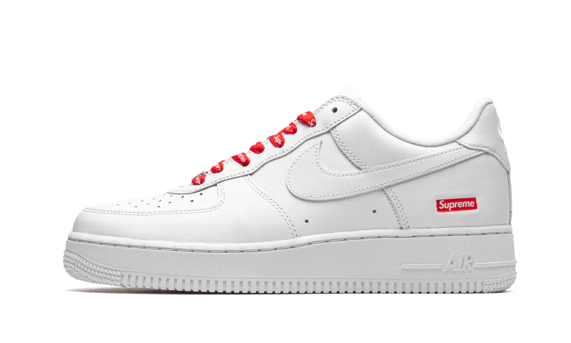 air force 1 white supreme front side