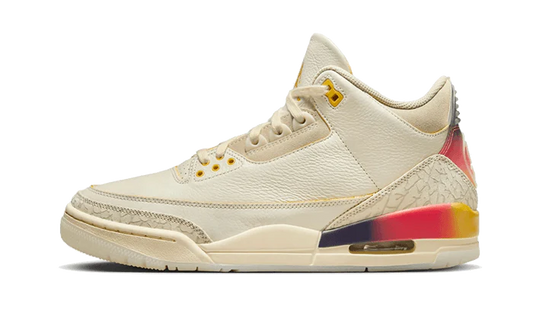 air jordan 3 j balvin medellin sunset front side