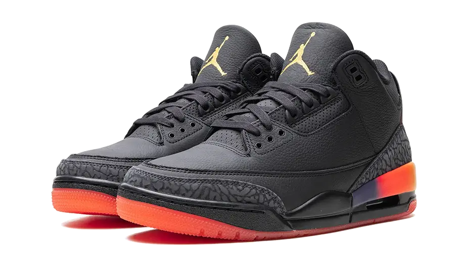 air jordan 3 j balvin rio detail side