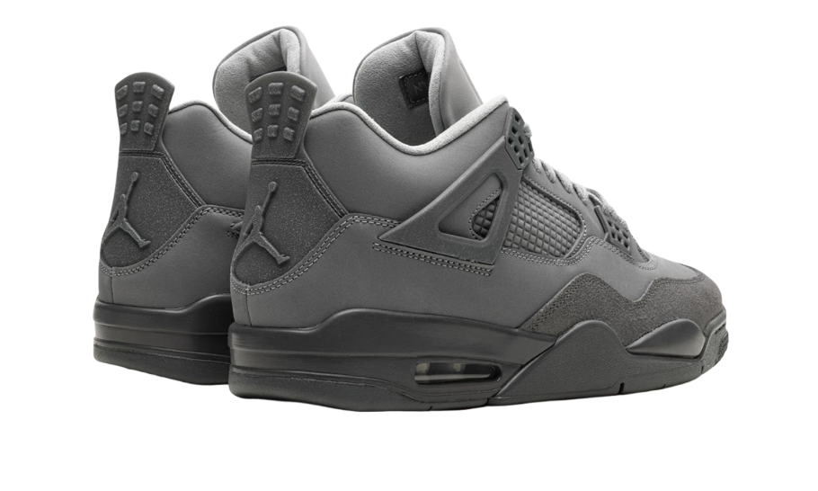 back view of jordan 4 wet cement paris