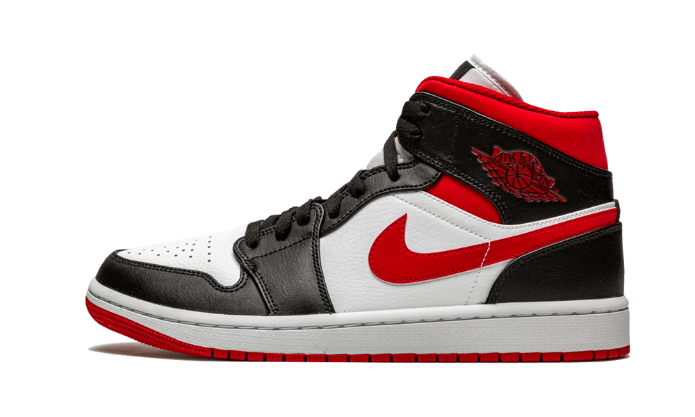 Air Jordan 1 Mid Gym Red Black White