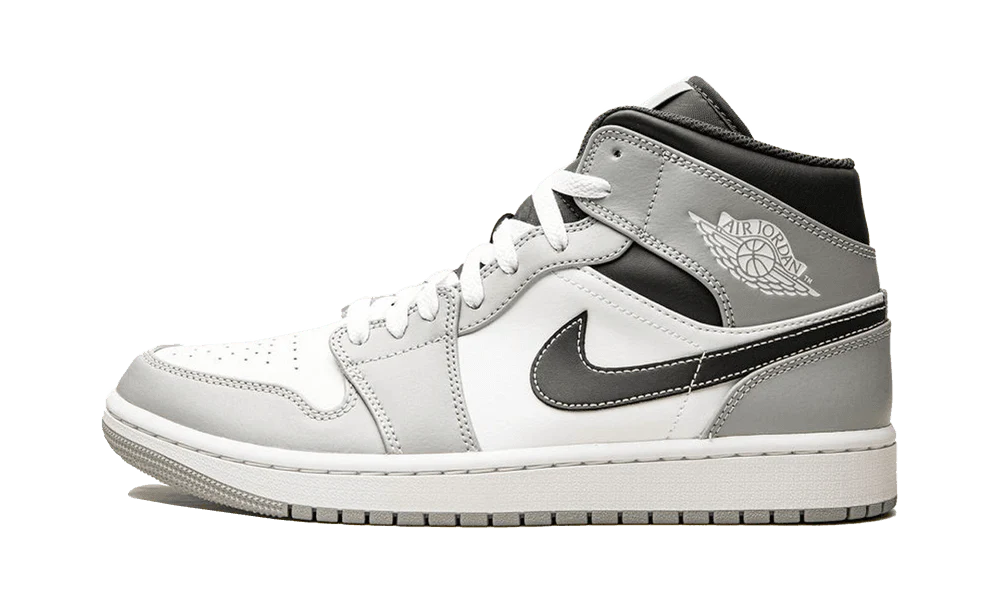 Air Jordan 1 Mid Light Smoke Gray Anthracite